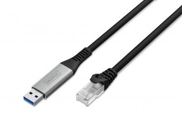 USB 3.2 Gen1 - RJ45 Ethernet kablosu, 1Gbit/s, 5m 