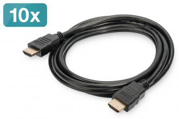 Ethernet bağlantı kablosuyla HDMI High Speed, 10’lu paket 