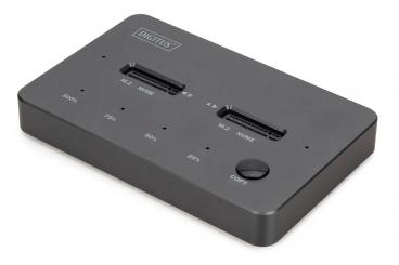 NVMe klonlama istasyonu USB3.1 Gen2 Type-C NVMe M.2 SSD muhafazası 