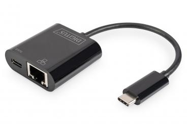 Güç Sağlama desteğini sahip USB Type-C™ Gigabit Ethernet bağdaştırıcı 
