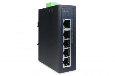 5 Port Gigabit Ethernet Ağ Anahtarı, Endüstriyel, Yönetilmeyen 