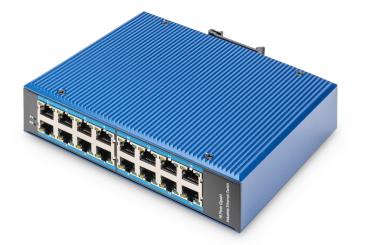 16 Port Gigabit Ethernet Ağ Anahtarı, Endüstriyel, Yönetilmeyen 