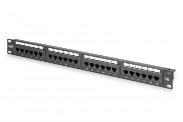 CAT 6, E sınıfı patch panel, ekransız 