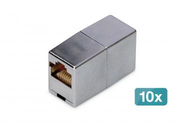 CAT 5e, Sınıf D RJ45 Modüler Bağlayıcı - 10 adet 