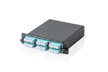 MPO kaset, çok modlu OM3, LC/Quad, LC'den MPO'ya, 3 kaset alanı için 