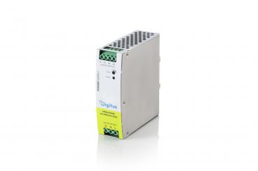 Endüstriyel güç kaynağı ünitesi, 24V DC, 5A, 120W, AC-DC, metal gövde, DIN ray montajı için 