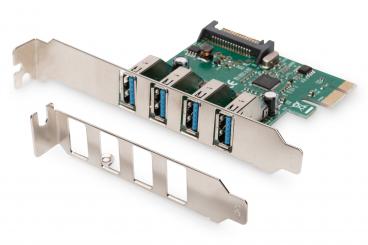 4-Port USB 3.0 PCI Express-Kartı 
