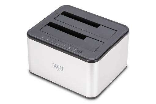 USB 3.0 çift SATA HDD yerleştirme istasyonu 2.5"/ 3.5 