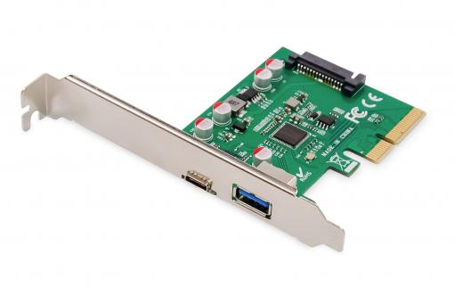PCIe kart, USB Type-C™ + USB-A 